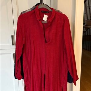 Zara wool blend tunic